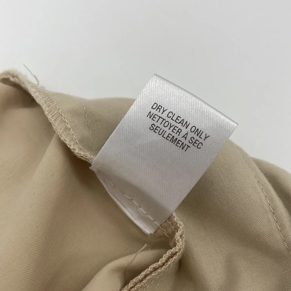 TWP Size Womens 12 Tan Office Ankle Pants - Picture 6 of 13